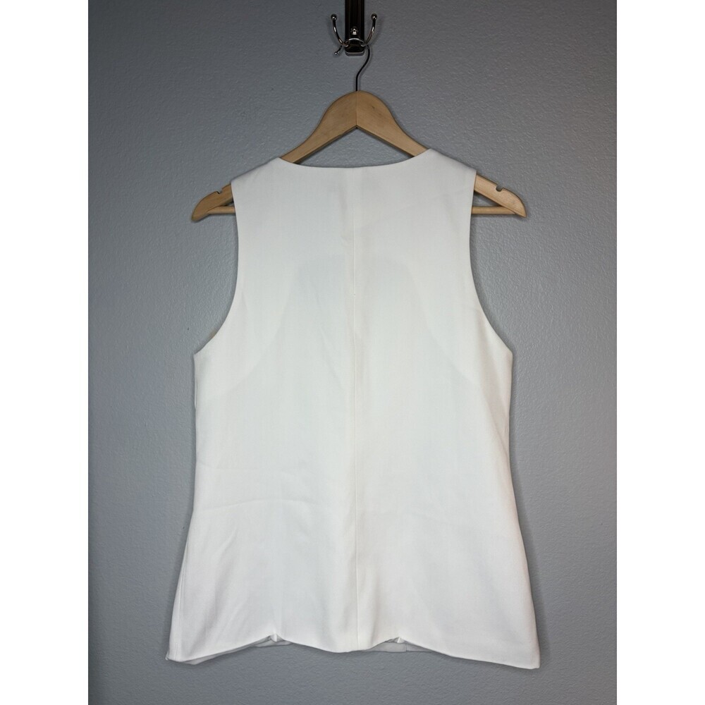 Princess Polly Women’s White Vest Top US 6/Medium V NeckLine - Picture 4 of 6